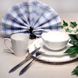 居家必備陶瓷工藝品時(shí)尚精品銀邊波浪花紋餐 堆糖,美好生活研究所